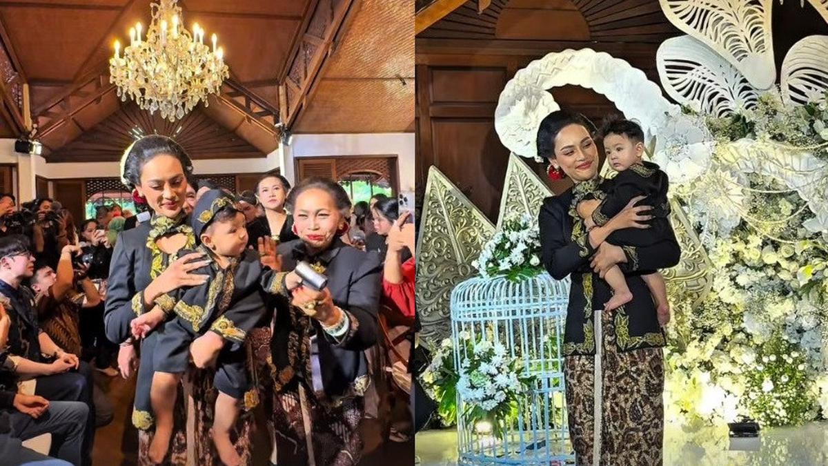 7 Potret Detail Dekorasi Acara Tedak Sinten Putra Erika Carlina, Kental dengan Nuansa Adat Jawa