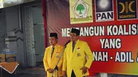 Sang wakil membuat puisi berjudul 'Bangun Tegal Bareng Kang Nur' untuk Wali Kota Tegal Siti Masitha Soeparno. (Liputan6.com/Fajar Eko Nugroho)