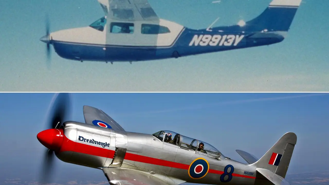 2 Pesawat Adu Kepala di Udara, 1 Pilot Hilang