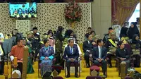 Presiden Jokowi menghadiri Royal Bersanding Pangeran Abdul Mateen dan Anisha Rosnah. (dok. Screenshoot Youtube RTB News)