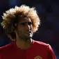 Gelandang Manchester United asal Belgia, Marouane Fellaini. (AFP/Ian Kington)