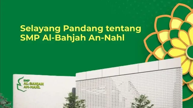 Ilustrasi bangunan SMP Al-Bahjah An Nahl. (Foto: Dok. Instagram @smp_albahjah_annahl)