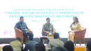 Suasana diskusi perumahan bagi masyarakat berpenghasilam rendah di Jakarta, Minggu (26/5/2019). Bank BTN siap menjadi mitra utama BP Tapera untuk mengakselerasi kepemilikan hunian yang terjangkau bagi masyarakat Indonesia. (Liputan6.com/Angga Yuniar)