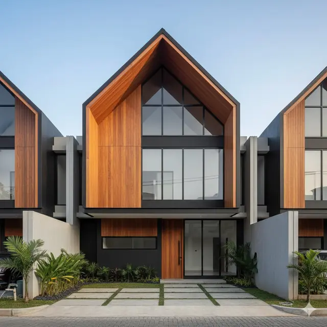 7 Model Rumah Minimalis Gunungan Depan, Desain Estetik Modern dan Kokoh Pikat Perhatian