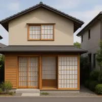 Model Rumah Japandi 5x7 Meter (created by AI)