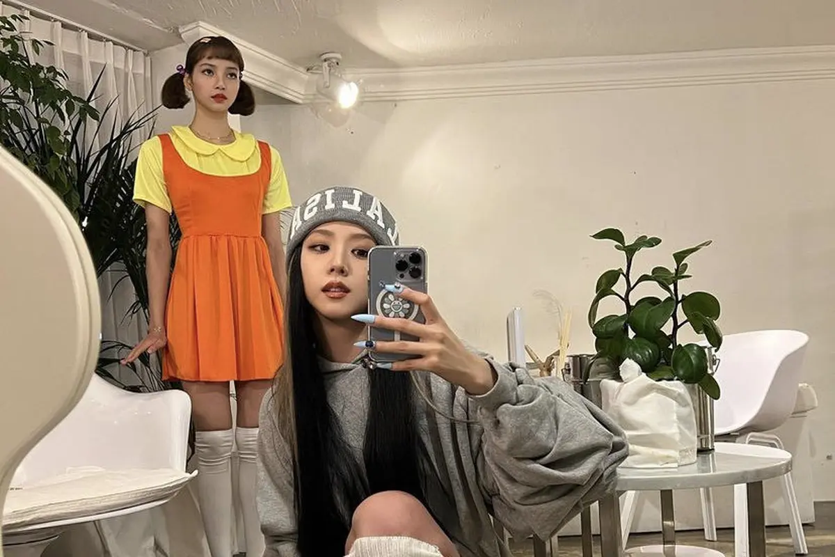 Gaya Anggota Blackpink Rayakan Halloween/dok. Instagram Jisoo dan Lisa