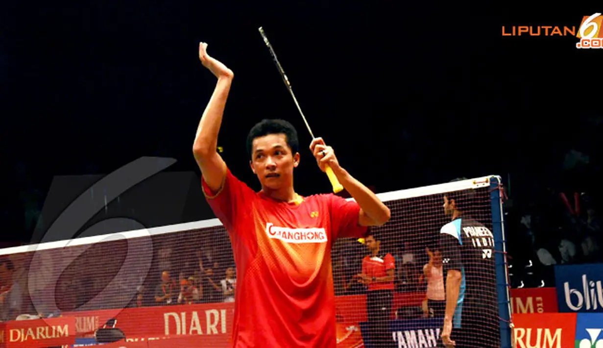 Taufik Hidayat menegaskan tidak akan meninggalkan dunia bulutangkis setelah gantung raket. Taufik Hidayat mengatakan bulutangkis adalah hidupnya.(Liputan6.com/Helmi Fithriasyah).