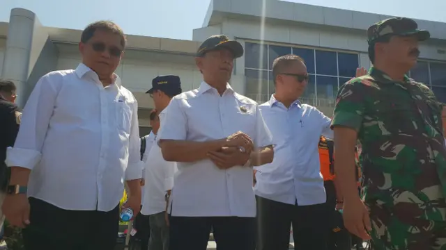 Rombongan Menteri Tiba di Palu