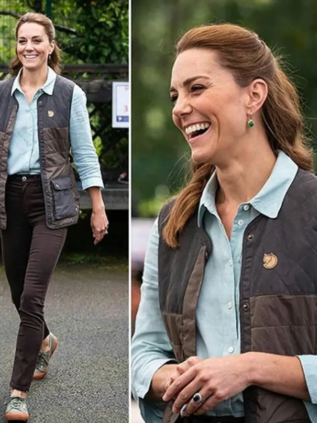 Cinta Produk Lokal, Kate Middleton Gunakan Sneakers Rp600 Ribuan Saat Kunjungan