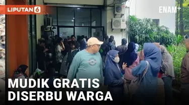 Hari Pertama Pendaftaran Mudik Gratis, Diserbu Ratusan Warga yang Harus Rela Antre Sejak Subuh