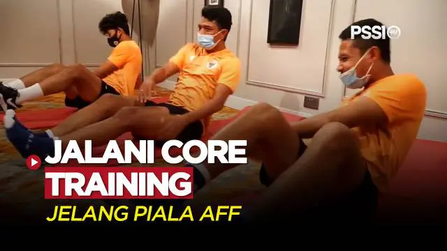 VIDEO: Timnas Indonesia Jalani Latihan Fisik Jelang Laga Pembuka Kontra Kamboja di Piala AFF 2020