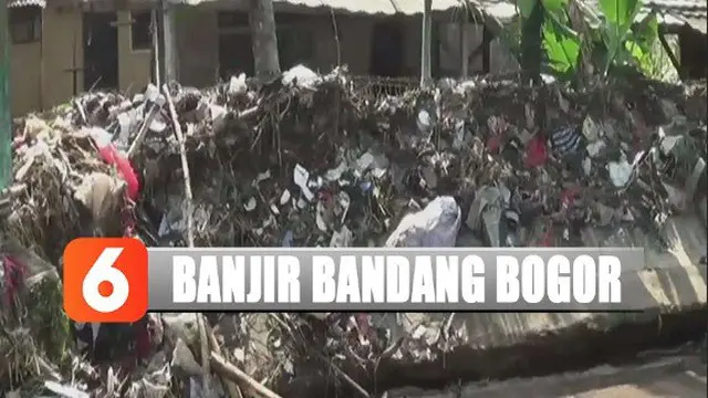Belasan Rumah Warga Bogor Rusak Diterjang Banjir Bandang