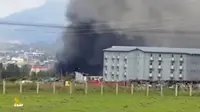 Kebakaran di penjara Qilinto, Ethiophia. (ESAT)