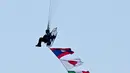 Kegiatan ini akan diikuti sejumlah negara, di antaranya Australia, Prancis, India, Jepang, Malaysia, Pakistan, Filipina, Rusia, Singapura, Thailand, Inggris, Amerika Serikat, Vietnam, Iran, Korea Selatan, dan China. (SONNY TUMBELAKA/AFP)