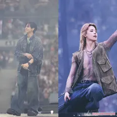 Konser tur dunia BTS ARIRANG kini telah sampai di Paris. Jungkook, Suga, J-Hope, dan Jimin tak ragu kenakan busana dari rumah mode ternama sebagai busana panggung mereka [Balenciaga, Dior]