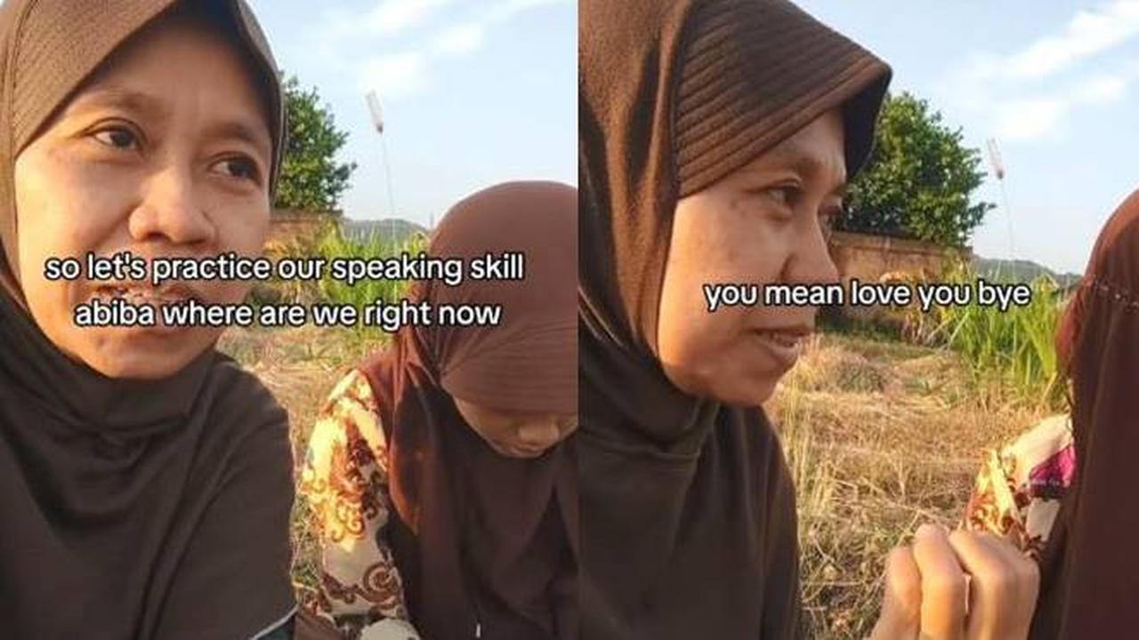Viral Ibu-Ibu Ajari Anaknya Bahasa Inggris Ini Aksennya Banjir Pujian