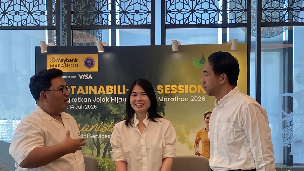 Maybank Indonesia mengungkap hasil pengukuran jejak karbon penyelenggaraan Maybank Marathon 2025