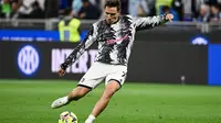 Penyerang Juventus Federico Chiesa. (Isabella BONOTTO / AFP)