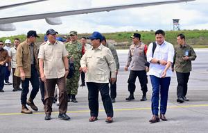 Presiden Prabowo Subianto kembali mengunjungi lokasi terdampak bencana di wilayah Sumatera Utara. Foto: Setpres