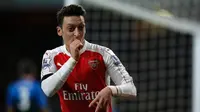 Gelandang Arsenal asal Jerman, Mesut Ozil. (AFP/Adrian Dennis)