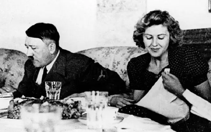 Adolf Hitler and Eva Braun (AP)
