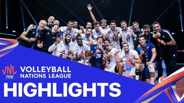 Berita Video, Grand Final Volleyball Nations League Antara Prancis Vs Slovenia (3-0) pada Minggu (27/6/2021)