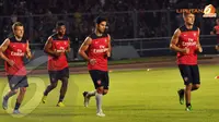 Penonton Histeris Lihat Pemain Arsenal Berlatih