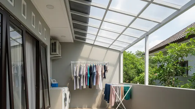 12 Desain Tempat Jemur yang Tetap Adem saat Cuaca Terik, Cepat Kering Anti Apek