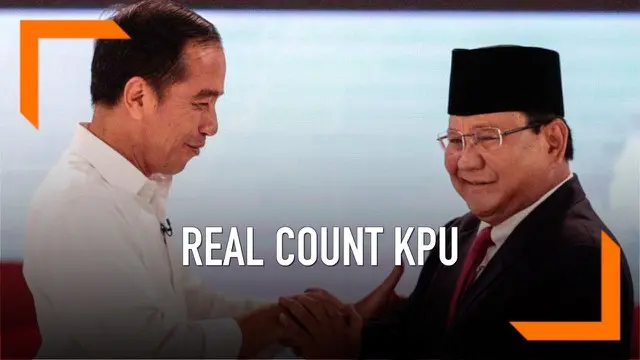 VIDEO: Real Count KPU 86 Persen, Jokowi Unggul 15 Juta Suara