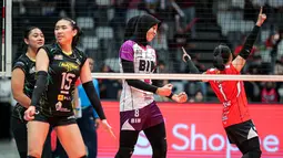 Jakarta BIN menyegel gelar juara Proliga 2024 setelah menaklukkan Jakarta Elektrik PLN melalui drama rubber game, 3-2 (21-25, 20-25, 25-22, 25-21 dan 17-15). (Bola.com/Bagaskara Lazuardi)