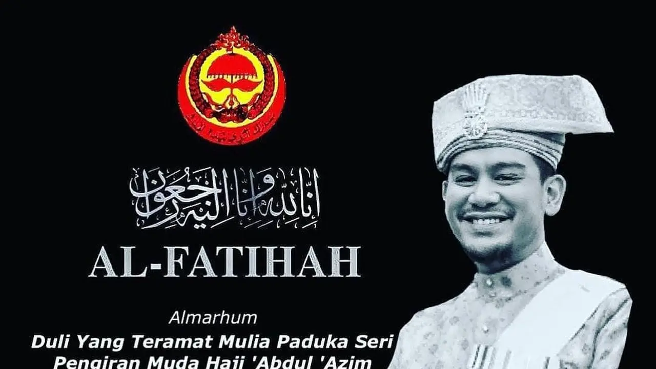 Pangeran Abdul Azim dari Brunei Darussalam meninggal dunia pada 24 Oktober 2020 (Instagram)