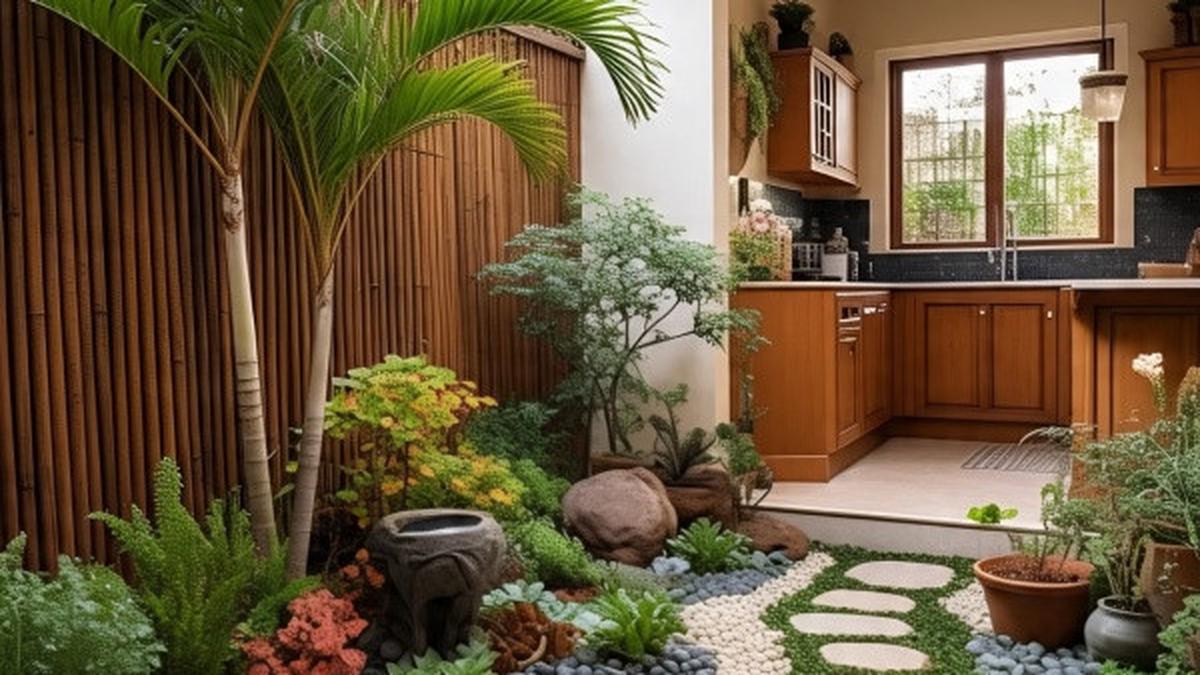 7 Desain Taman Dalam Rumah Dekat Dapur yang Tren di 2025, Hunian Jadi Lebih Teduh