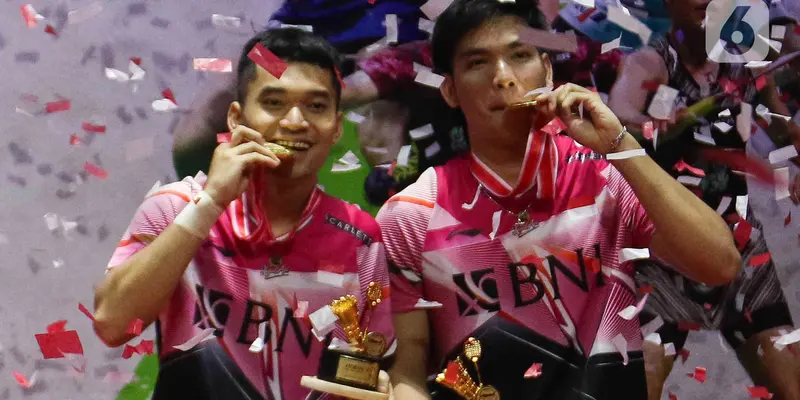 Pencundangi Pebulutangkis China, The Babies Kampiun Ganda Putra Indonesia Masters 2023