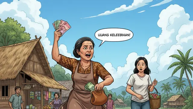 Ilustrasi cerita tentang kejujuran