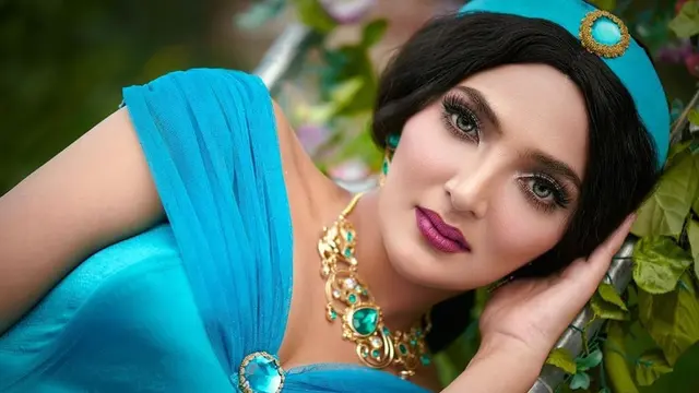 Penampilan Ashanty Berdandan ala Princess Disney