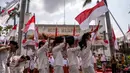 Saat itu, Belanda yang membonceng Sekutu kembali datang ke Indonesia dan mendarat di Surabaya. (JUNI KRISWANTO/AFP)