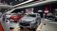 PT [Mitsubishi ](3494651 "")Motors Krama Yudha Sales Indonesia (MMKSI), distributor resmi kendaraan penumpang dan niaga ringan dari Mitsubishi Motors Corporation menampilkan sejumlah line up di IIMS 2018. (Herdi Muhardi)