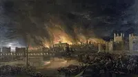 The Great Fire of London. (Foto: Wikipedia)