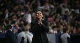 Diego Simeone baru saja mencatatkan rekor gemilang sebagai pelatih sepak bola. (AFP/Javier Soriano)