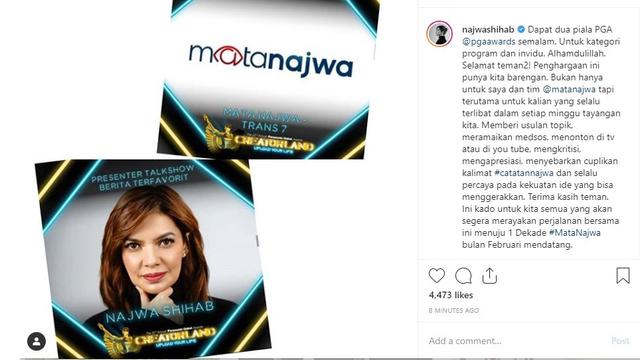 Najwa Shihab (Foto: Instagram/@najwashihab)