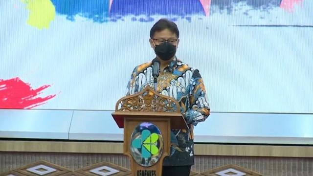 Menkes Budi Gunadi Sadikin dalam Puncak Hari Gizi Nasional ke-61 tahun 2021 (Tangkapan Layar Youtube Kementerian Kesehatan)