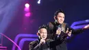 Persaingan ketat dalam ajang pencarian penyanyi dangdut D'Academy 3 yang berlangsung Rabu (10/2/2016) malam. Kontestan dari Grup 3, Tasya asal Pekanbaru harus tersenggol. (Andy Masela/Bintang.com)