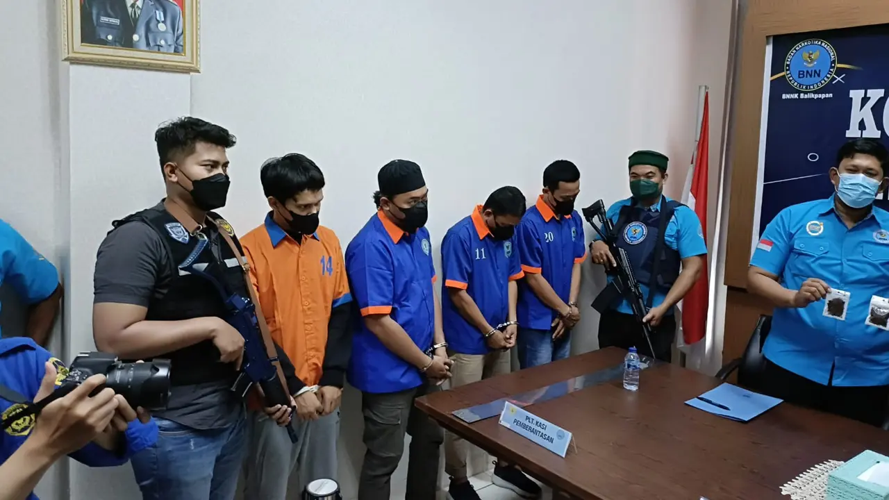 Pelaku narkoba Balikpapan.