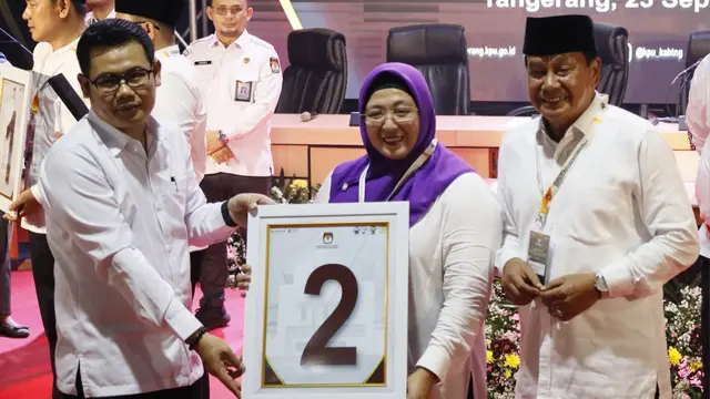Calon Bupati Tangerang Maesyal Rasyid-Intan Nurul Hikmah mengaku bersyukur mendapat nomor urut 2 di Pilkada Kabupaten Tangerang.