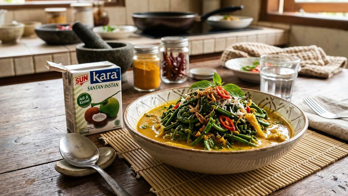 Cara Membuat Gulai Pakis Pakai Santan Instan yang Gurih, Praktis, dan Lezat untuk Menu Rumahan