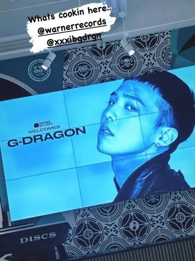 Kabar G-Dragon bergabung ke Warner Music