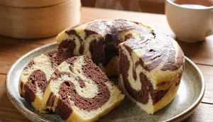 Resep Bolu Marmer Tanpa Oven dan Telur, Praktis dengan Hasil Lembut