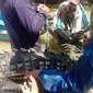 Penangkapan buaya di Segara Anakan, Cilacap, Jawa Tengah. (Foto: Liputan6.com/Medsos-FB Son War)