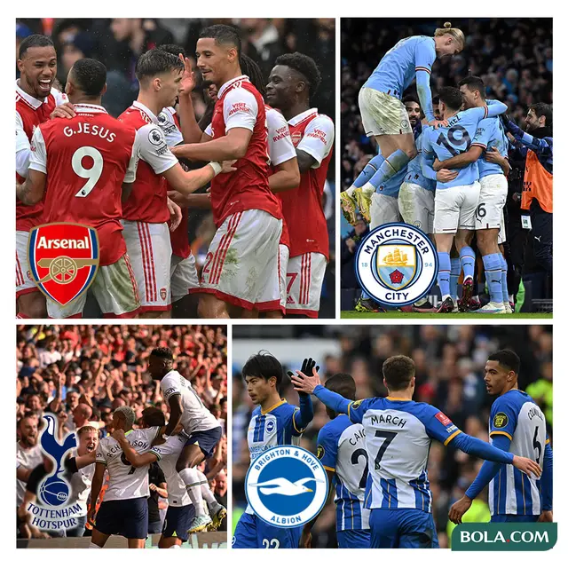 Kolase - Man City, Arsenal, Tottenham, Brighton