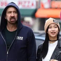 Nicolas Cage dan Riko Shibata. (Foto: usmagazine.com)